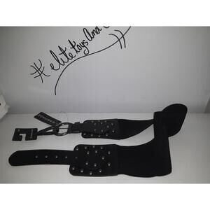 RAMPAGE Black Classic Modern Fashion Belt Womens Sz S/M NEW,nice bin413